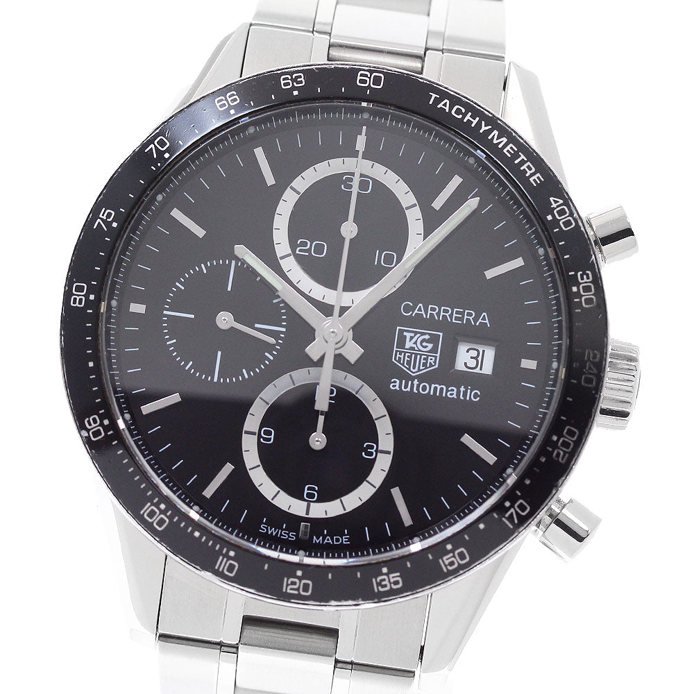 TAG HEUER Carrera CV2010-2 Chronograph black Dial Automatic Men's Watch_945221