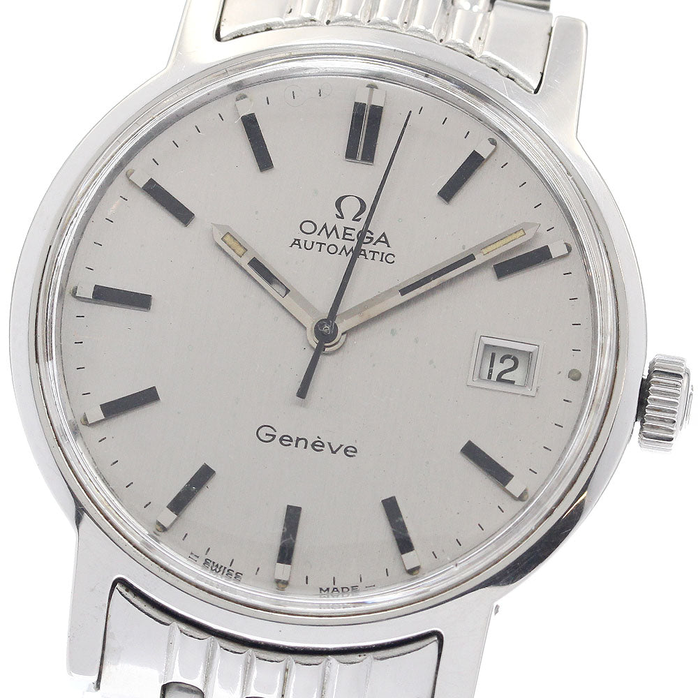 OMEGA Geneve 166.0098 Cal.1481 Rice Bracelet Silver Dial Automatic Men's_945264