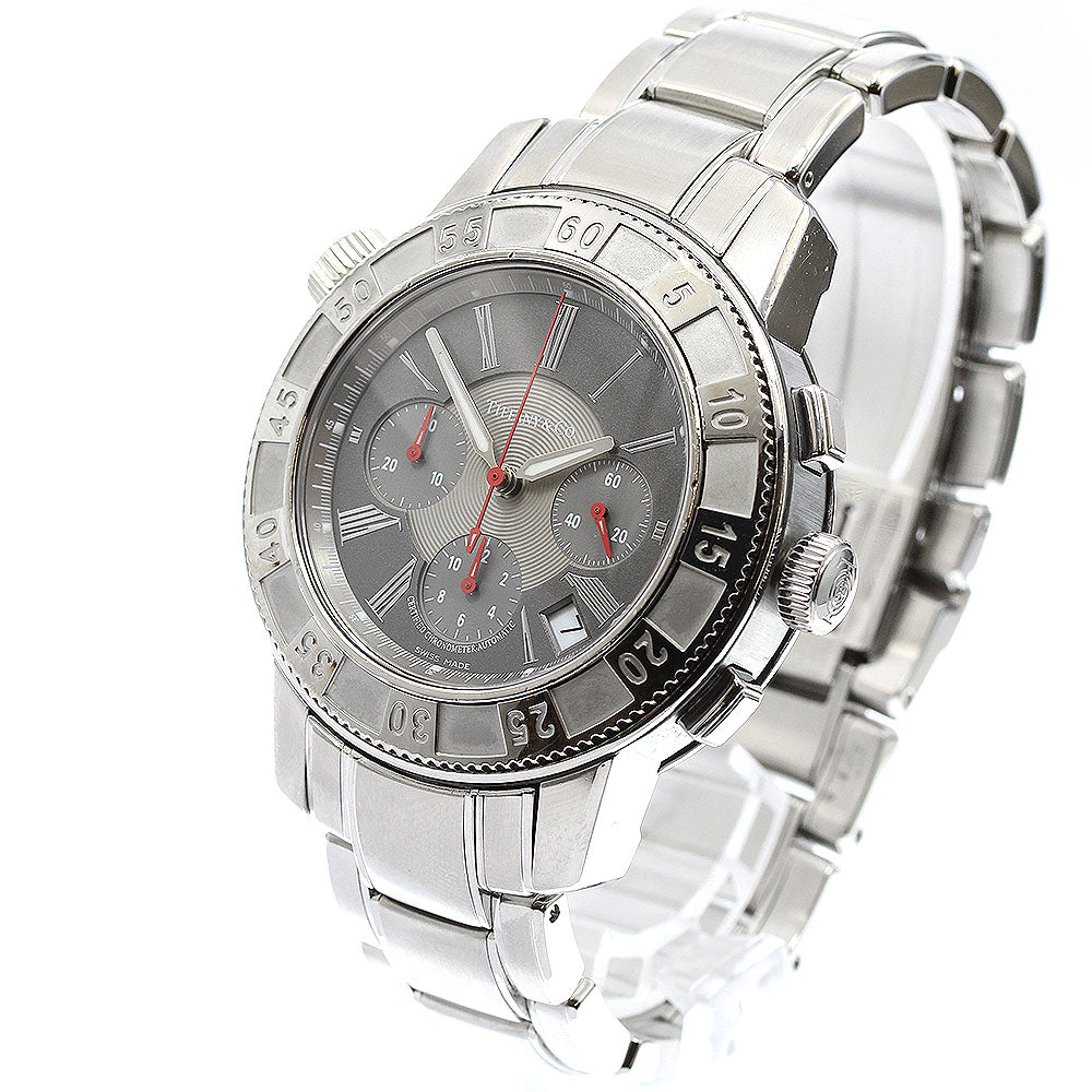 TIFFANY&Co. Mark T-57 Chronograph Date gray Dial Automatic Men's Watch_945270
