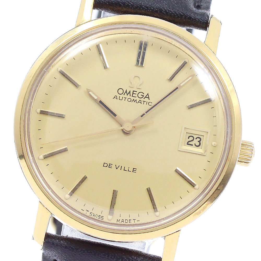OMEGA De Ville 166.0161 Date Cal.1012 gold Dial Automatic Men's Watch_945274