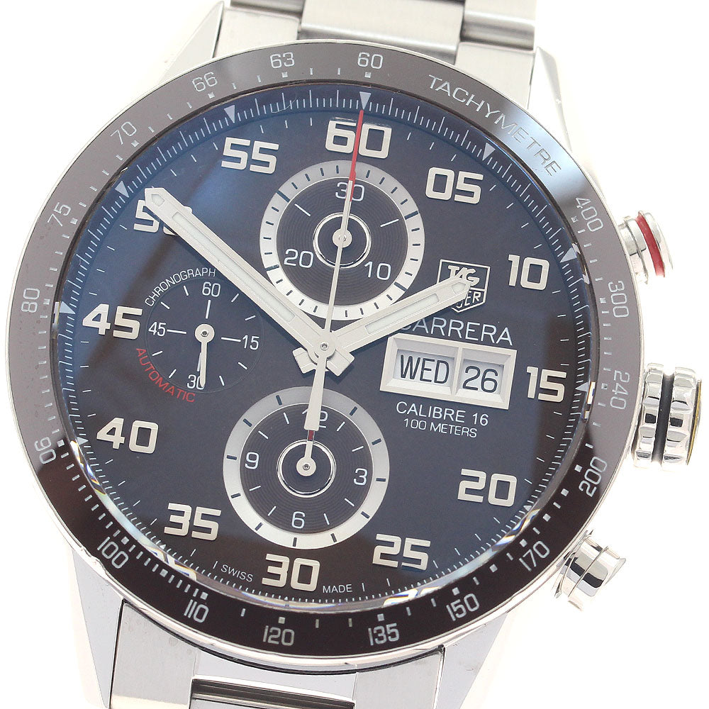 TAG HEUER Carrera Caliber 16 CV2A1S Day-Date Brown Dial Automatic Men's_945277