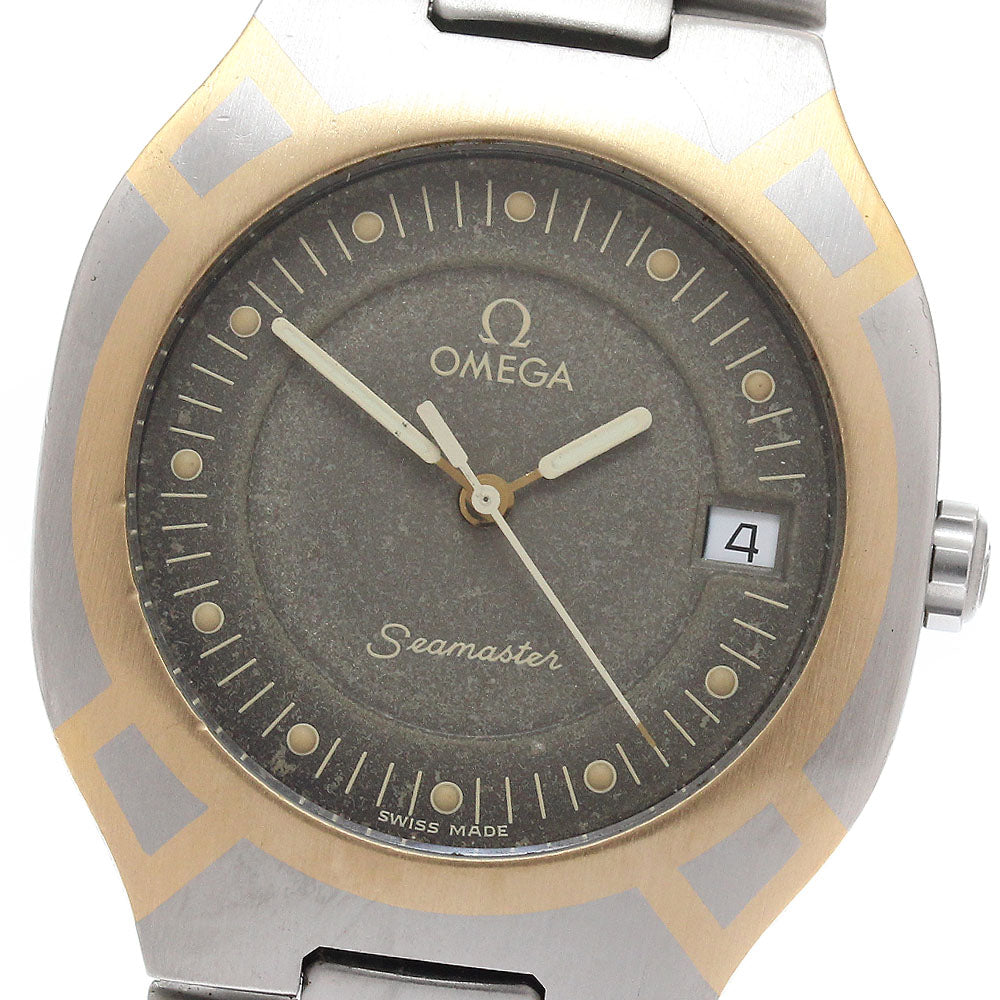 OMEGA Seamaster Polaris Date Gray Dial Quartz Men's Watch_945282
