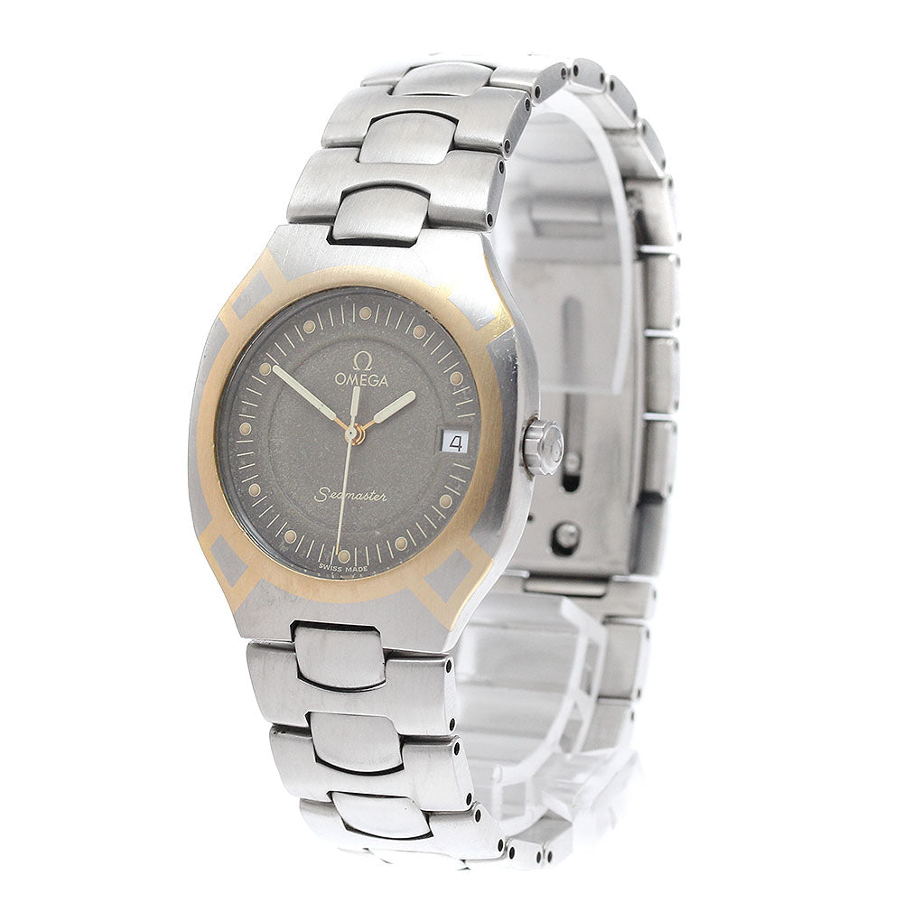 OMEGA Seamaster Polaris Date Gray Dial Quartz Men's Watch_945282