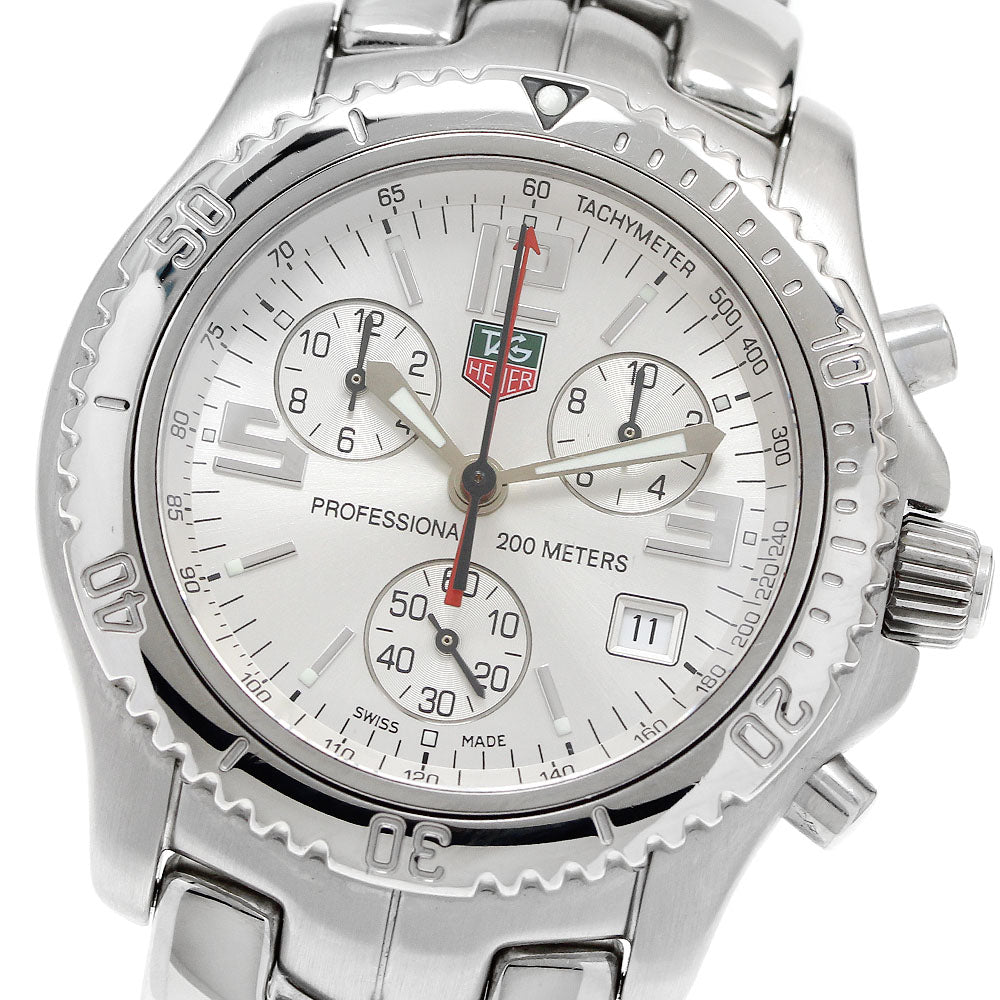 TAG HEUER Link CT1112.BA0551 Chronograph Silver Dial Quartz Men's Watch_945294