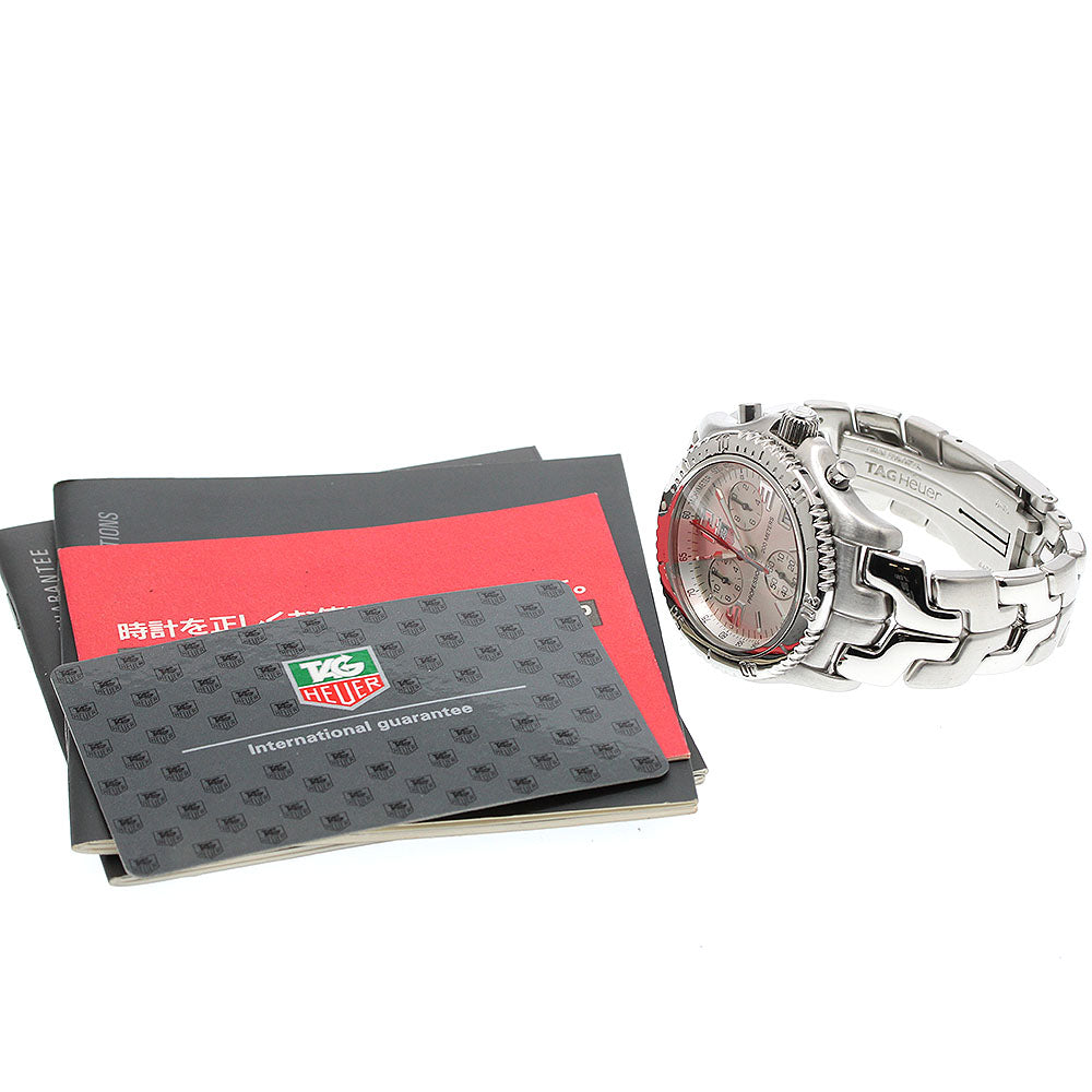 TAG HEUER Link CT1112.BA0551 Chronograph Silver Dial Quartz Men's Watch_945294