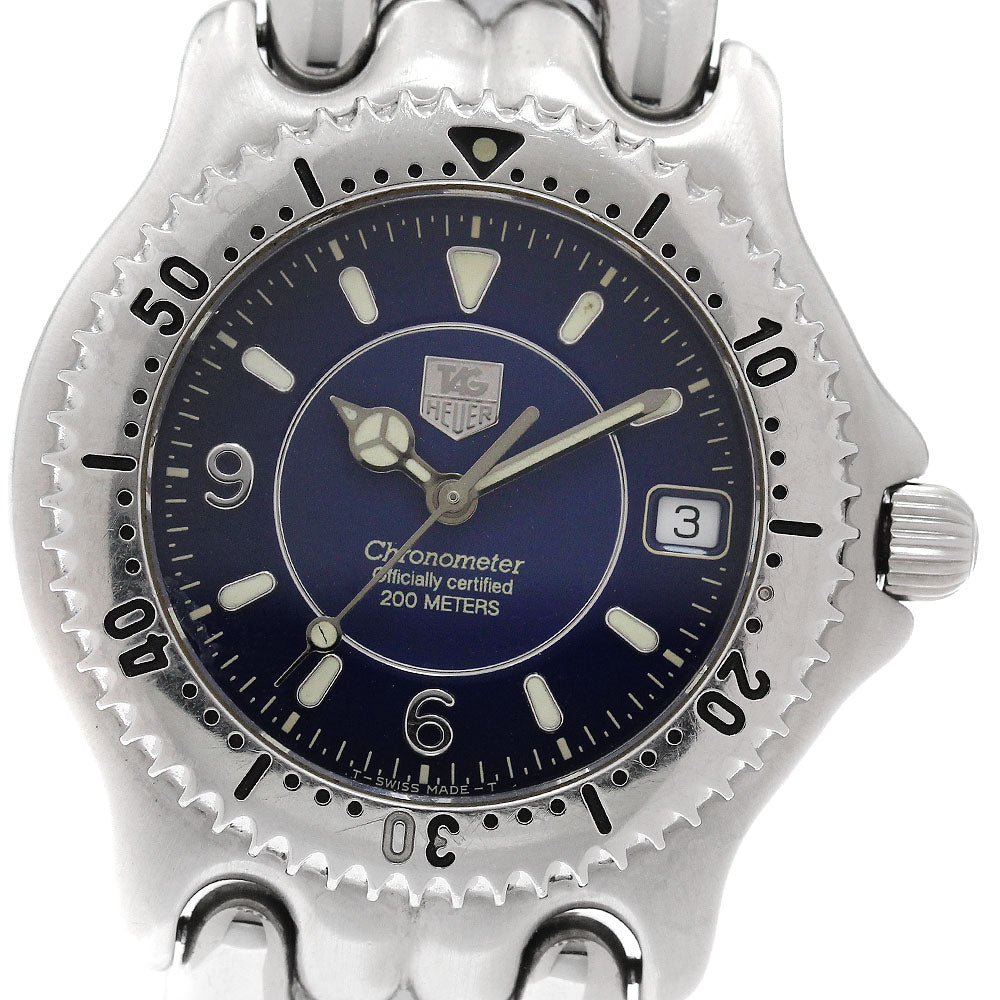 TAG HEUER S/el WG5114-P0 Date Navy Dial Automatic Men's Watch_945299