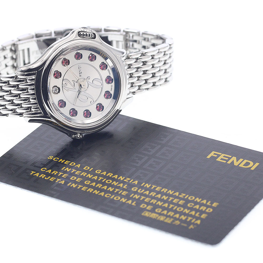 FENDI Crazy carat 002-10500L Silver Dial Quartz Ladies Watch_945308