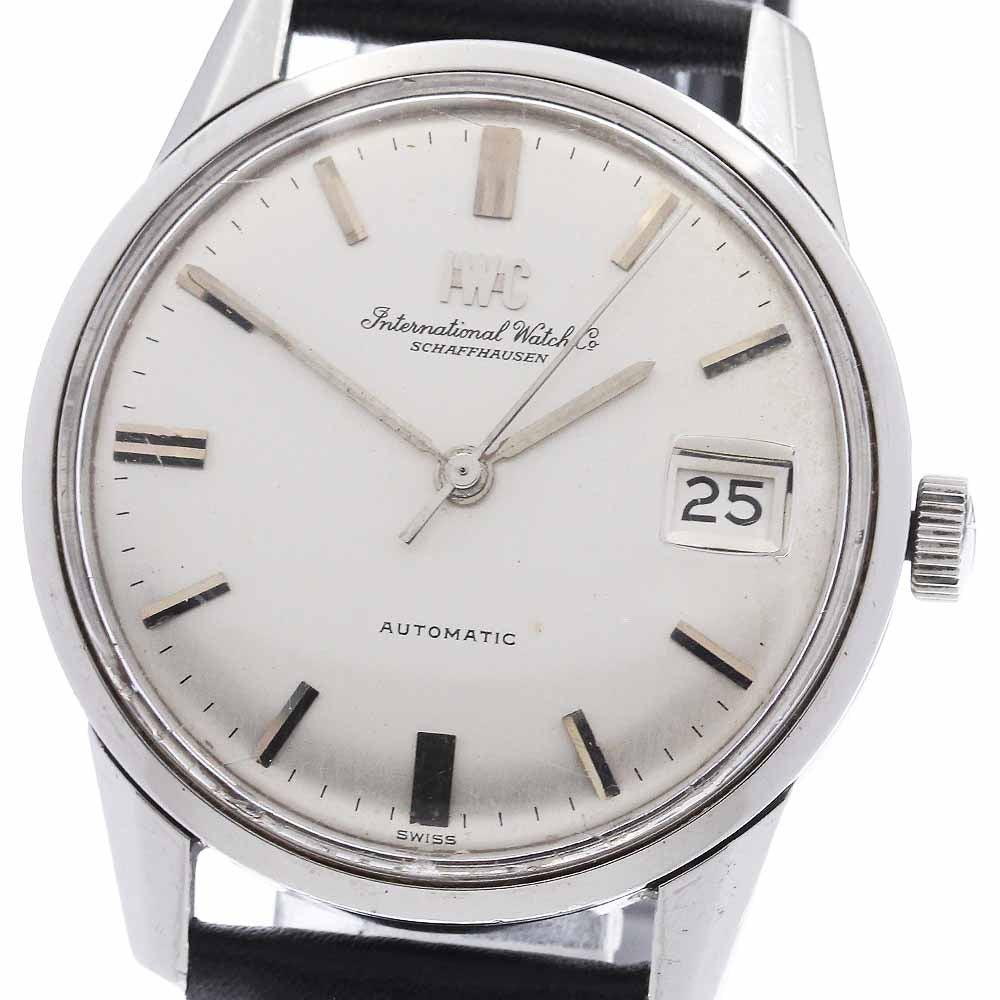 IWC SCHAFFHAUSEN R810AD Date Cal.8541B Silver Dial Automatic Men's Watch_945314