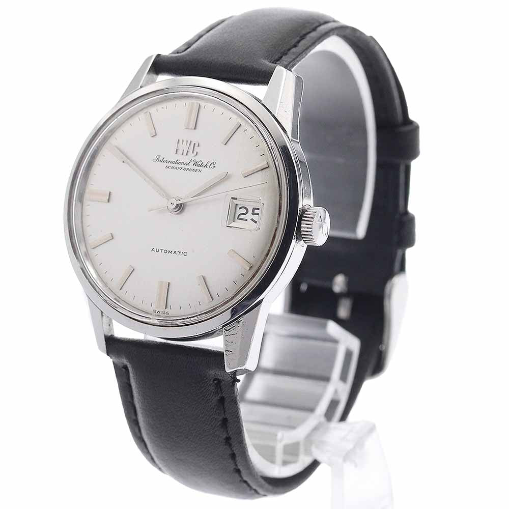 IWC SCHAFFHAUSEN R810AD Date Cal.8541B Silver Dial Automatic Men's Watch_945314