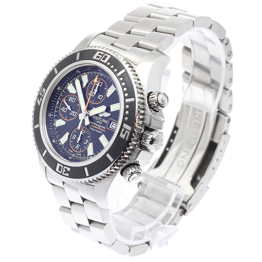 BREITLING Super Ocean A13341 Chronograph Black Dial Automatic Men's Watch_945319
