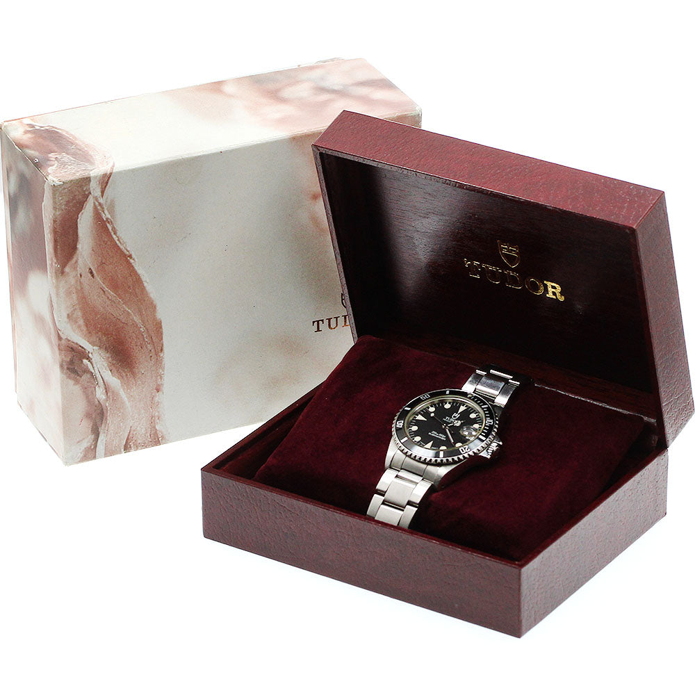 TUDOR Prince Date Submariner 75190 Date black Dial Automatic Boy's Watch_945323