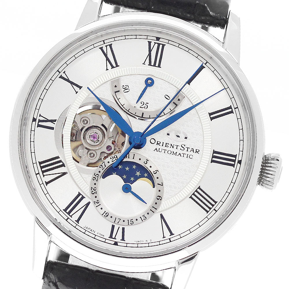 ORIENT Orient Star Mechanical Moon Phase RK-AY0101S Date power reserve Silver Dial Automatic Men's Watch_945338