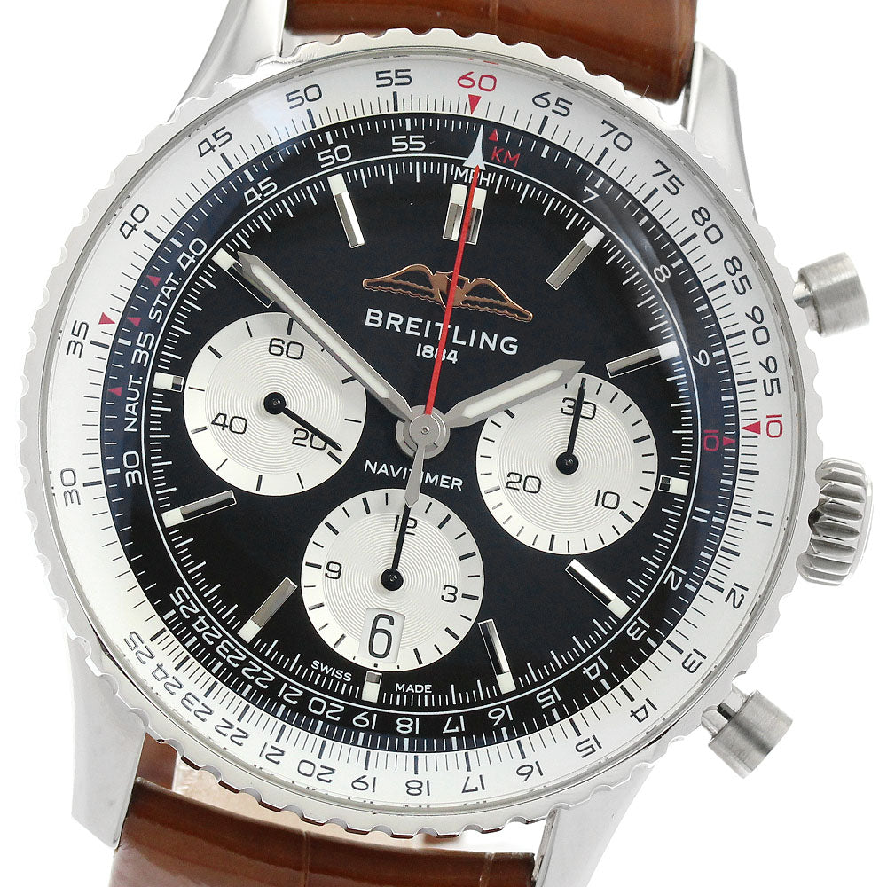 BREITLING Navitimer B01 Chronograph 43 AB0138 black Dial Automatic Men's Watch_945339
