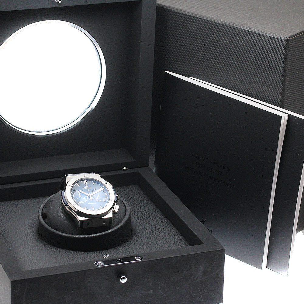 HUBLOT Classic fusion 521.NX.6670.LR.JPN18 Chronograph deep blue Dial Automatic Men's Watch_945352