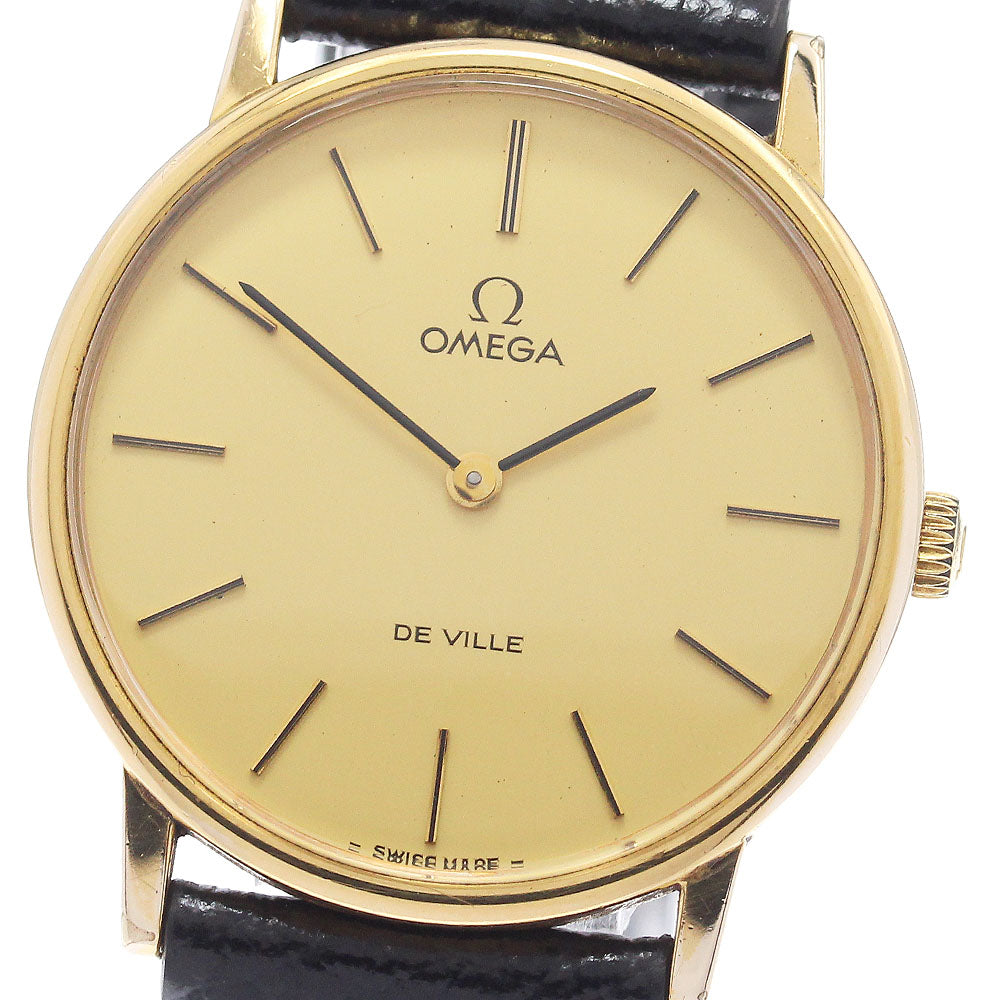 OMEGA De Ville 111.0140 Round Cal.625 gold Dial Hand Winding Men's Watch_945361