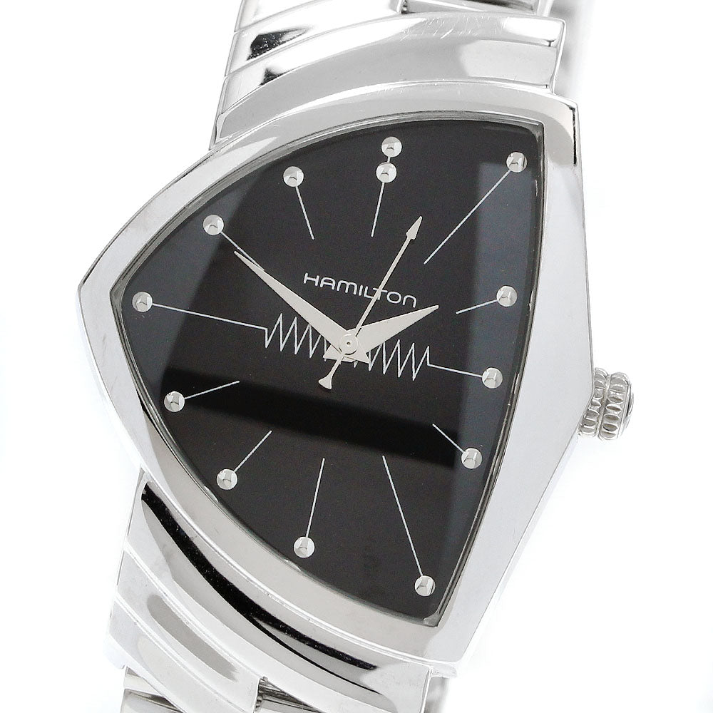 HAMILTON Ventura H244110 black Dial Quartz Men's Watch_945369