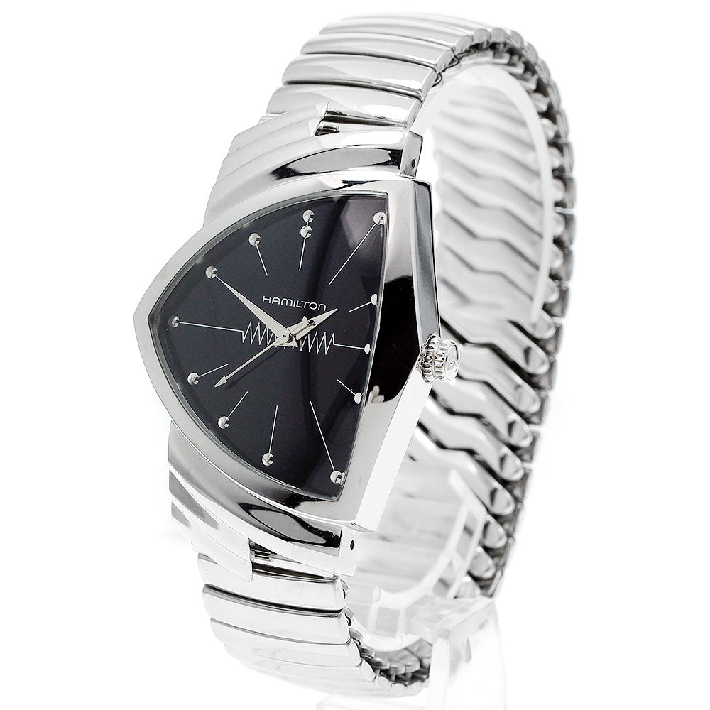 HAMILTON Ventura H244110 black Dial Quartz Men's Watch_945369