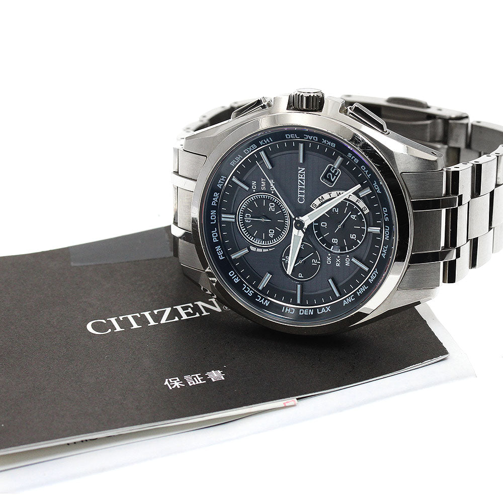CITIZEN Atessa AT8040-57E/H804-T018696 Solar Powered Radio Men's Watch_945398
