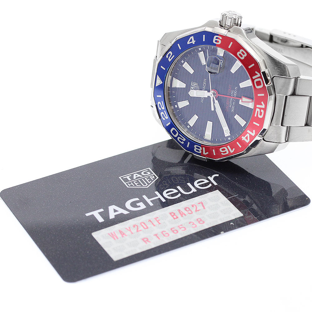 TAG HEUER Aquaracer Caliber 7 WAY201F.BA0927 GMT Automatic Men's Watch_945428