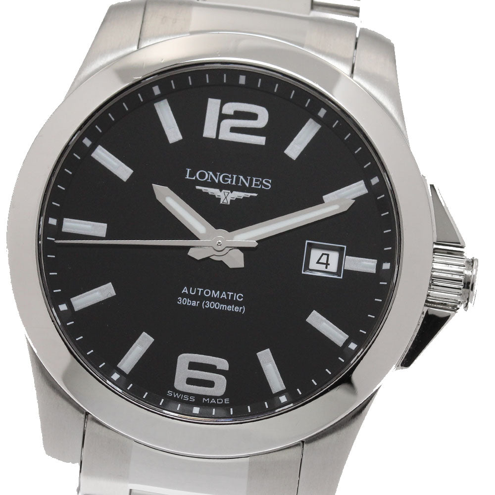 LONGINES Conquest L3.777.4 Date black Dial Automatic Men's Watch_945430