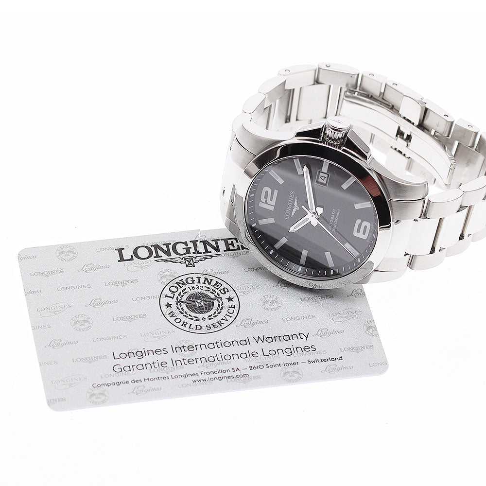 LONGINES Conquest L3.777.4 Date black Dial Automatic Men's Watch_945430