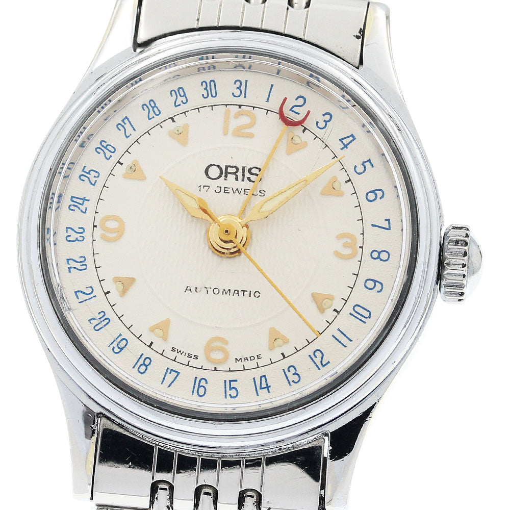 ORIS Pointer date 7405 Silver Dial Automatic Ladies Watch_945431