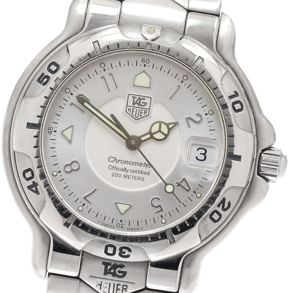 TAG HEUER 6000 series WH5111-K1 Date Silver Dial Automatic Men's Watch_945432