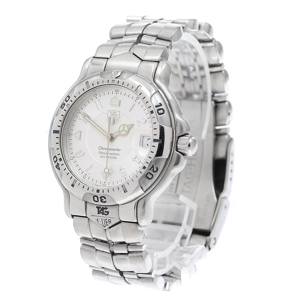 TAG HEUER 6000 series WH5111-K1 Date Silver Dial Automatic Men's Watch_945432