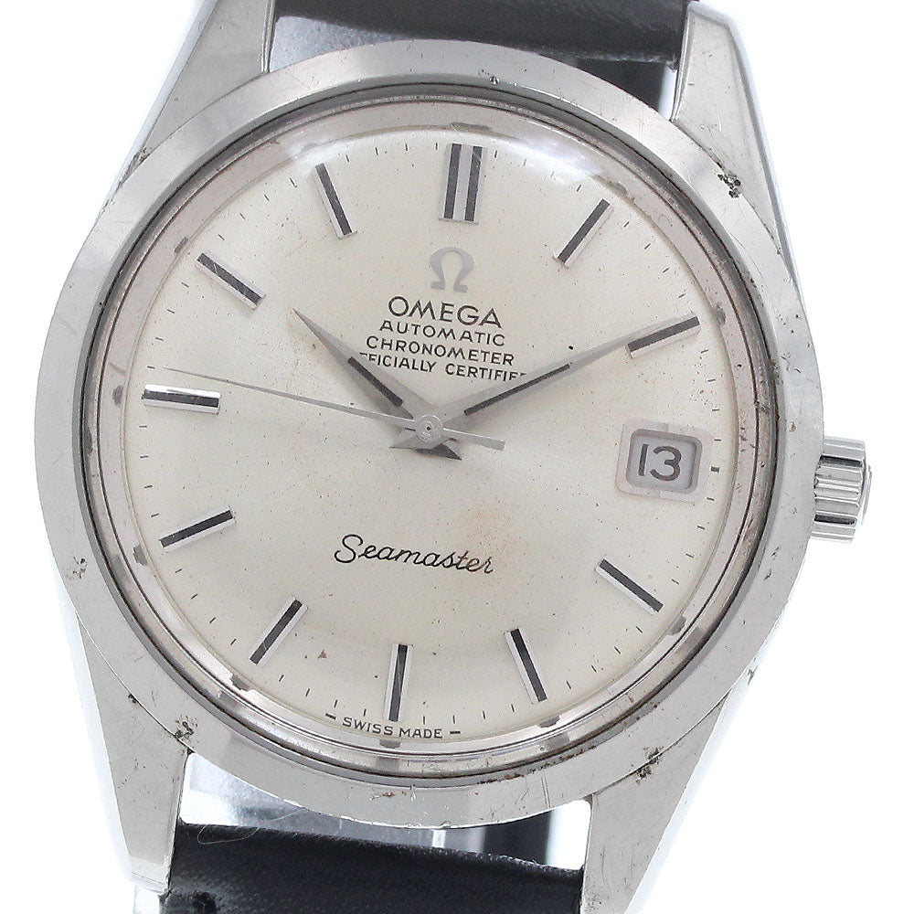 OMEGA Seamaster 166.010 Date Chronometer Cal.564 Silver Dial Automatic Men's Watch_945444