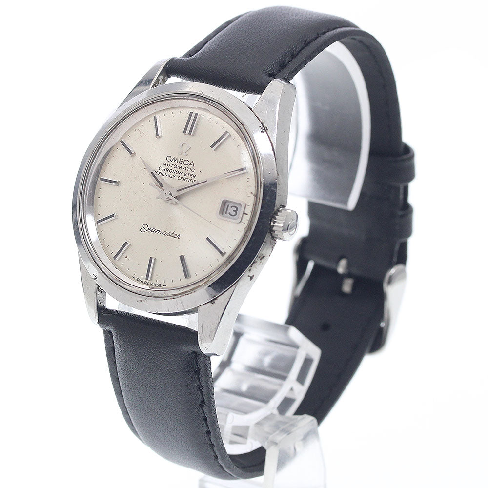 OMEGA Seamaster 166.010 Date Chronometer Cal.564 Silver Dial Automatic Men's Watch_945444