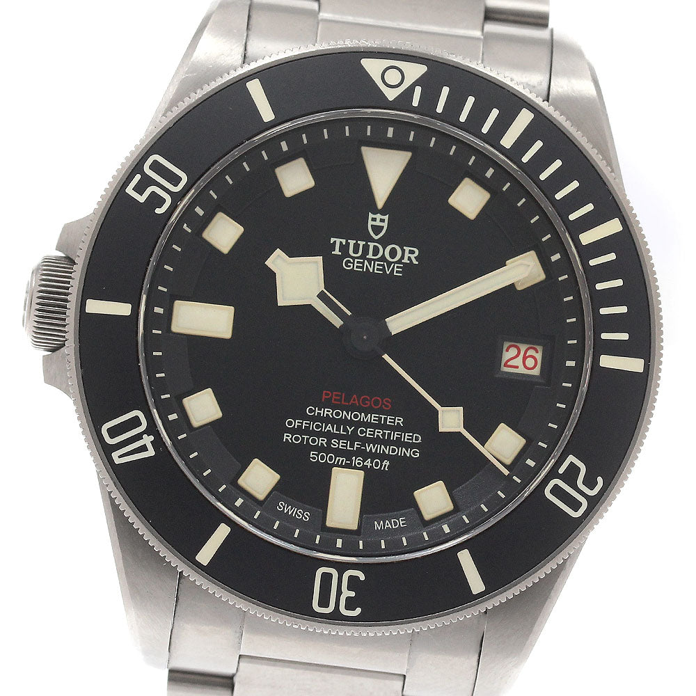 TUDOR Pelagos LHD Left Hand 25610TNL-0001 Date black Dial Automatic Men's_945464