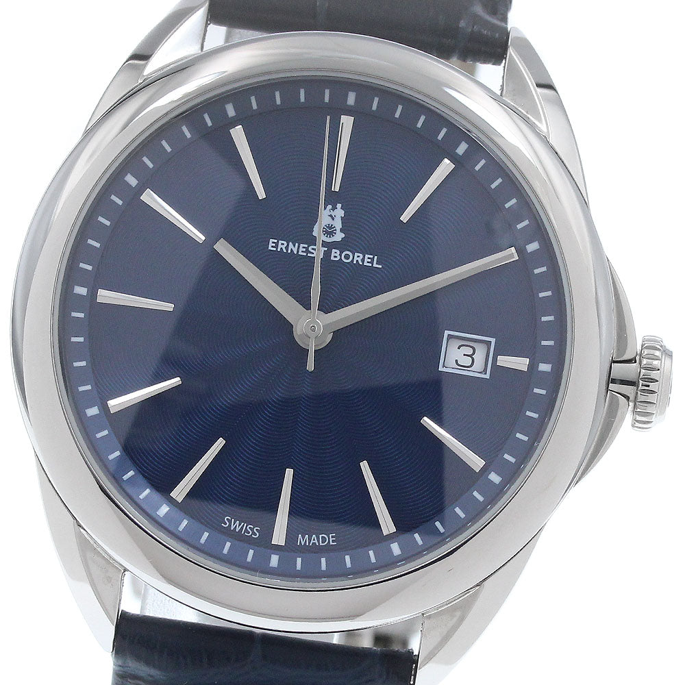 Ernest Borel Eternity N0435G Date Navy Dial Automatic Men's Watch_945465