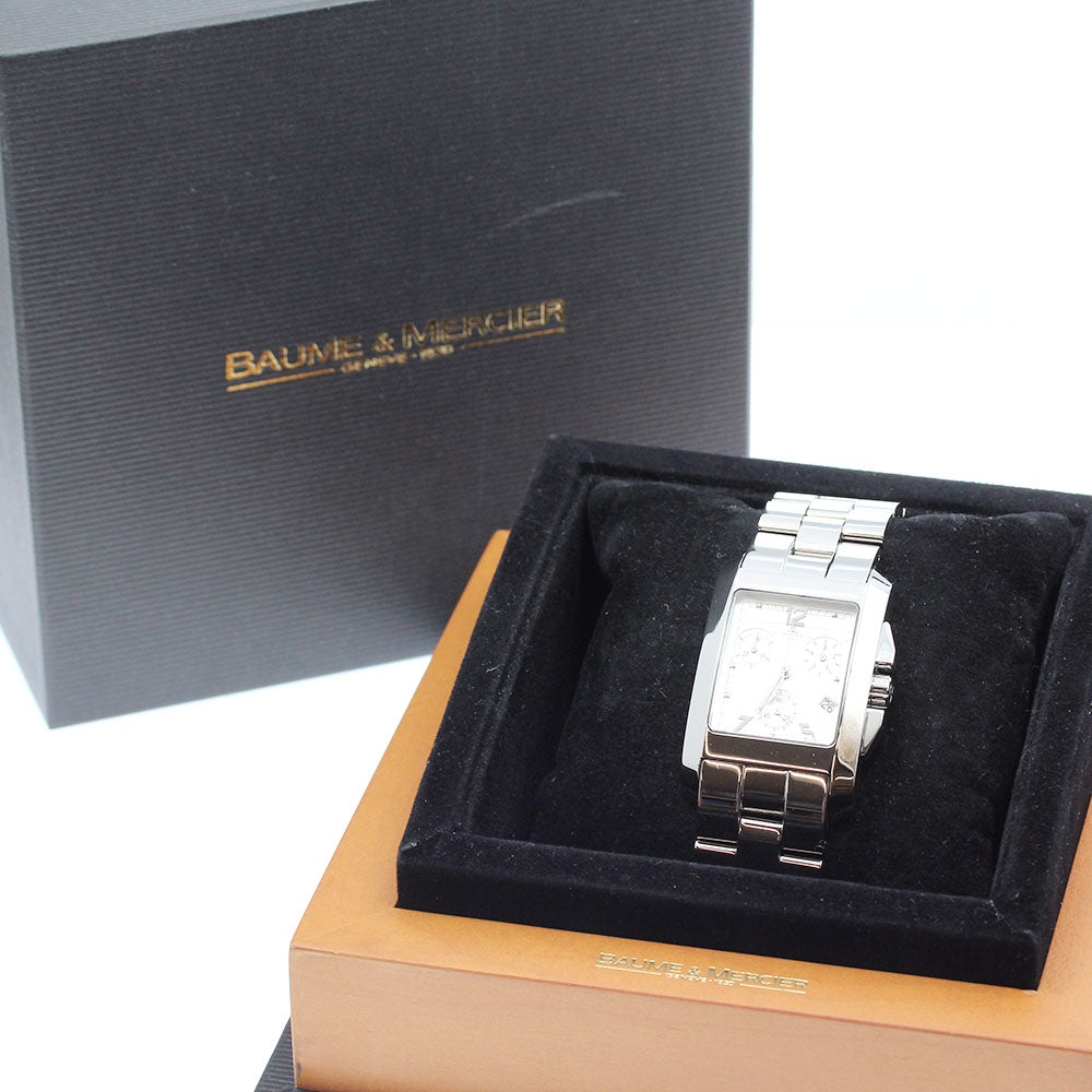 Baume & Mercier Hampton 65341 Chronograph Silver Dial Quartz Men's Watch_945468
