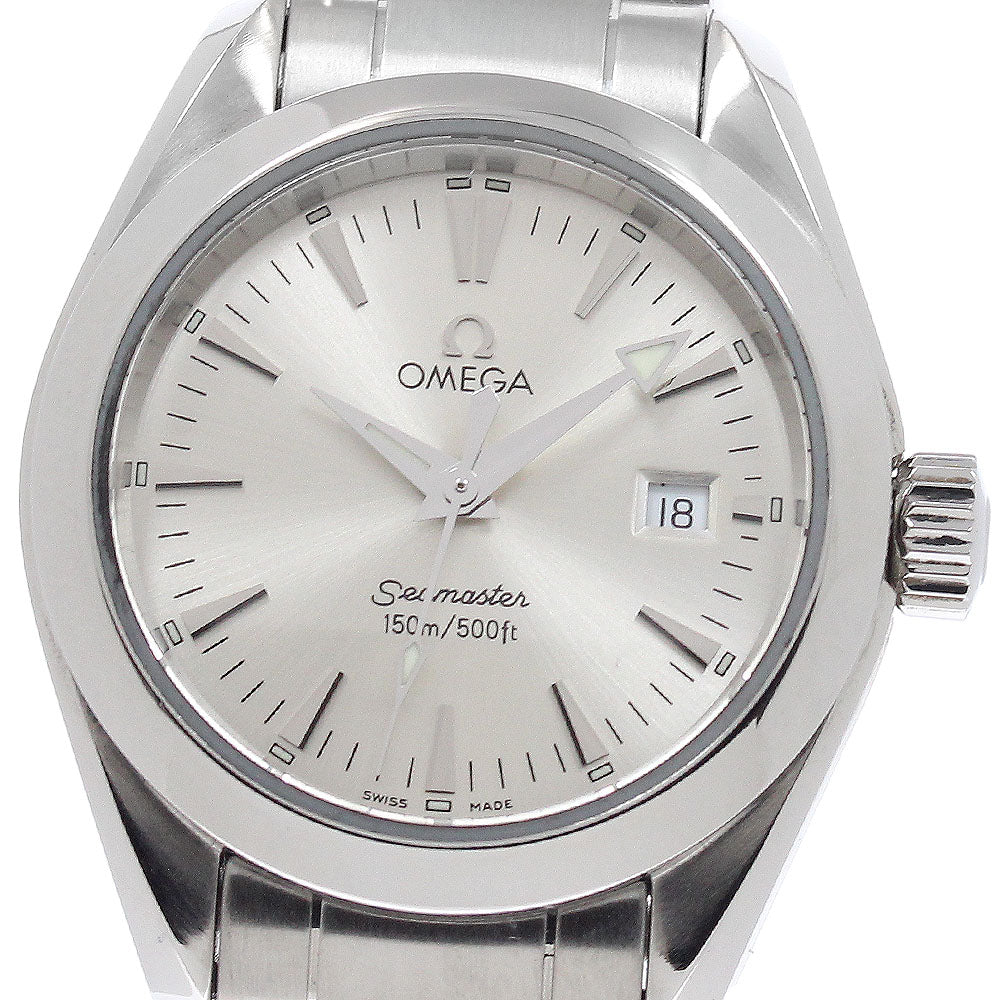 OMEGA Seamaster Aqua Terra 2577.30 Date Silver Dial Quartz Ladies Watch_945512