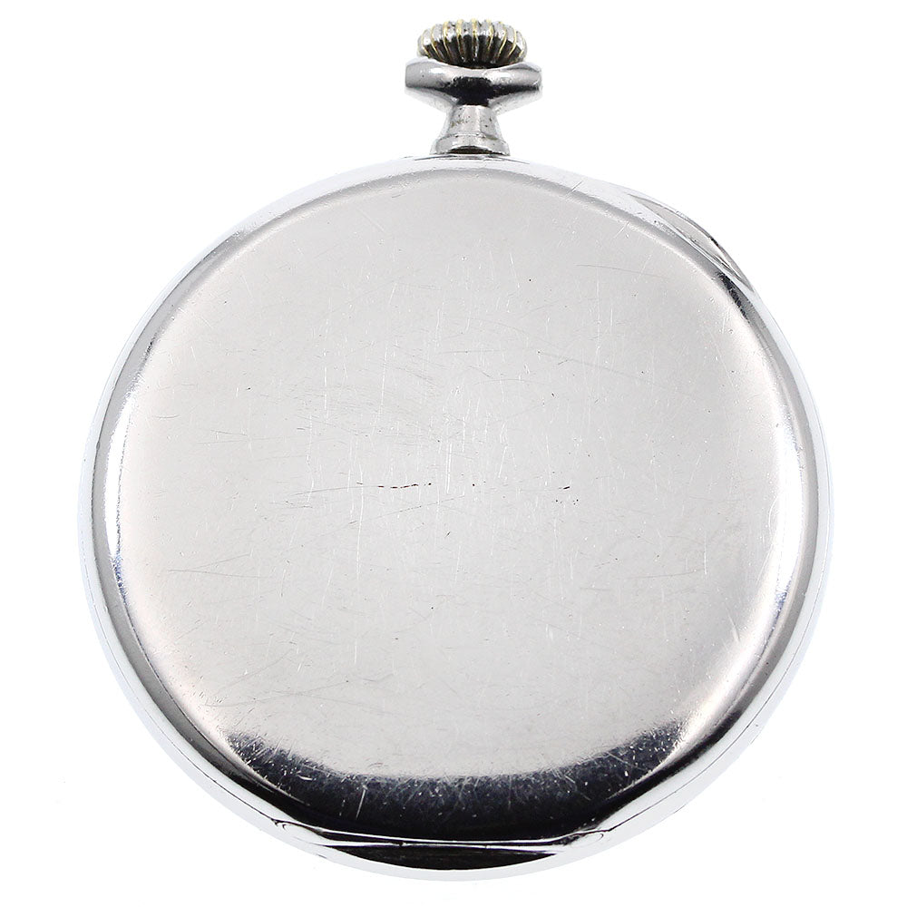 ROLEX 255 small second vintage Silver Dial Hand Winding Men's Pocket watch_945544