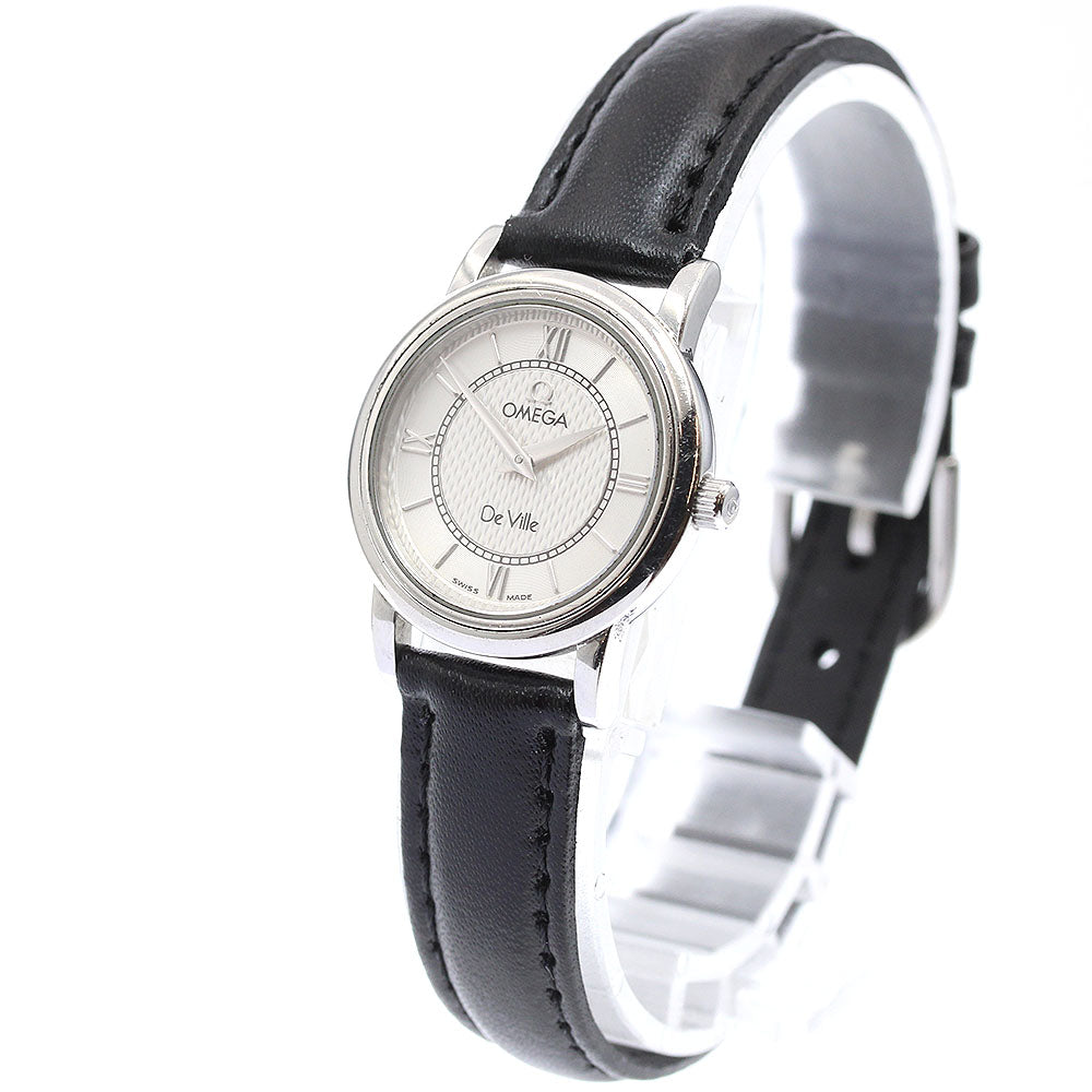 OMEGA De Ville Prestige Silver Dial Quartz Ladies Watch_945546