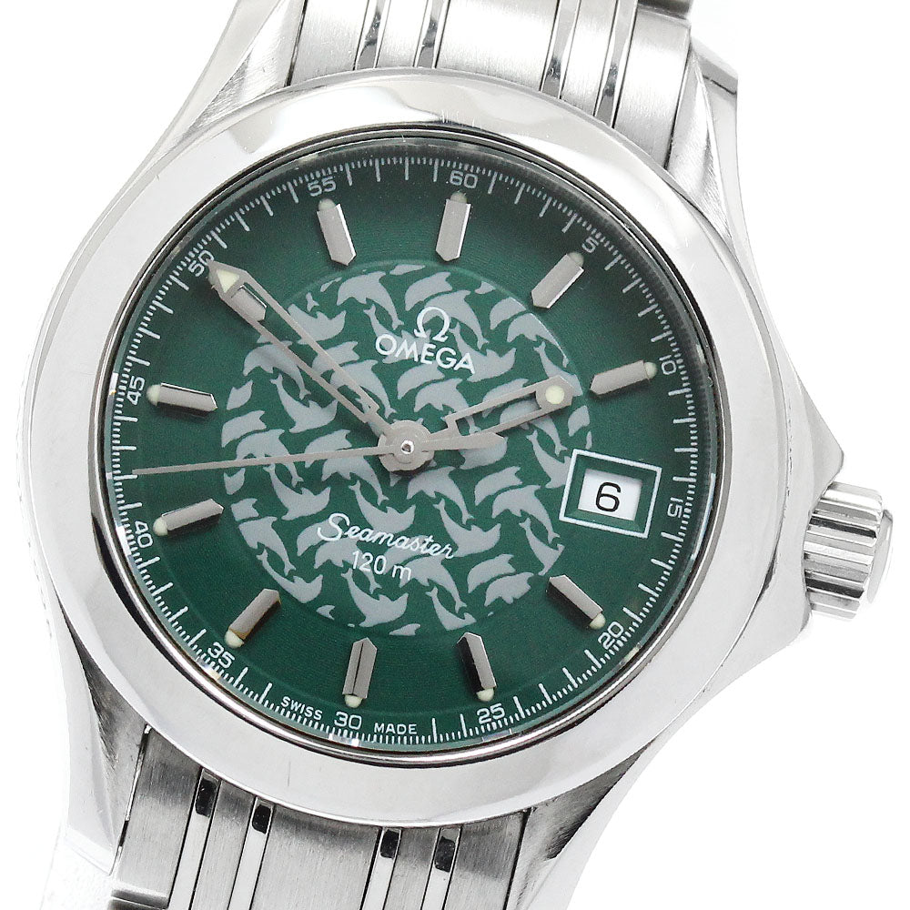 OMEGA Seamaster120 Jacques Mayol 1998 2586.70 Date Quartz Ladies Watch_945561