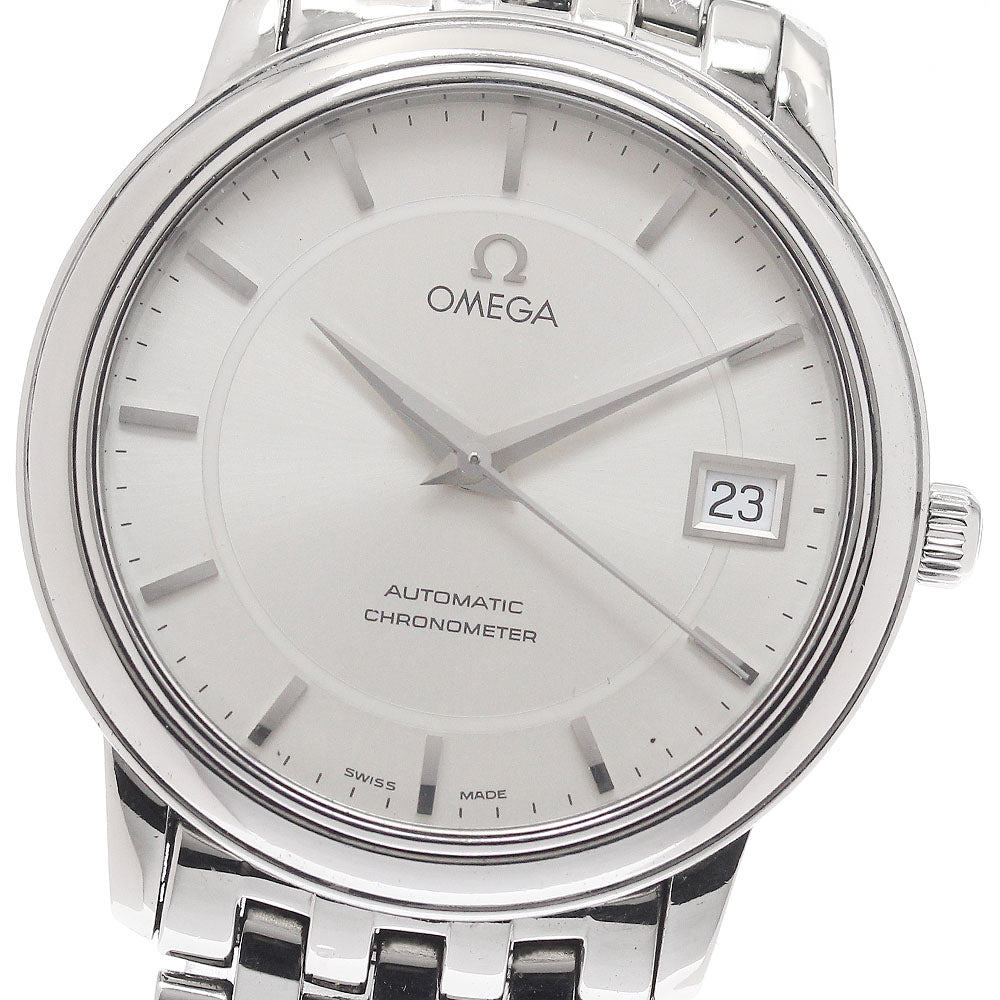 OMEGA De Ville Prestige 4500.31 Date Silver Dial Automatic Men's Watch_945567