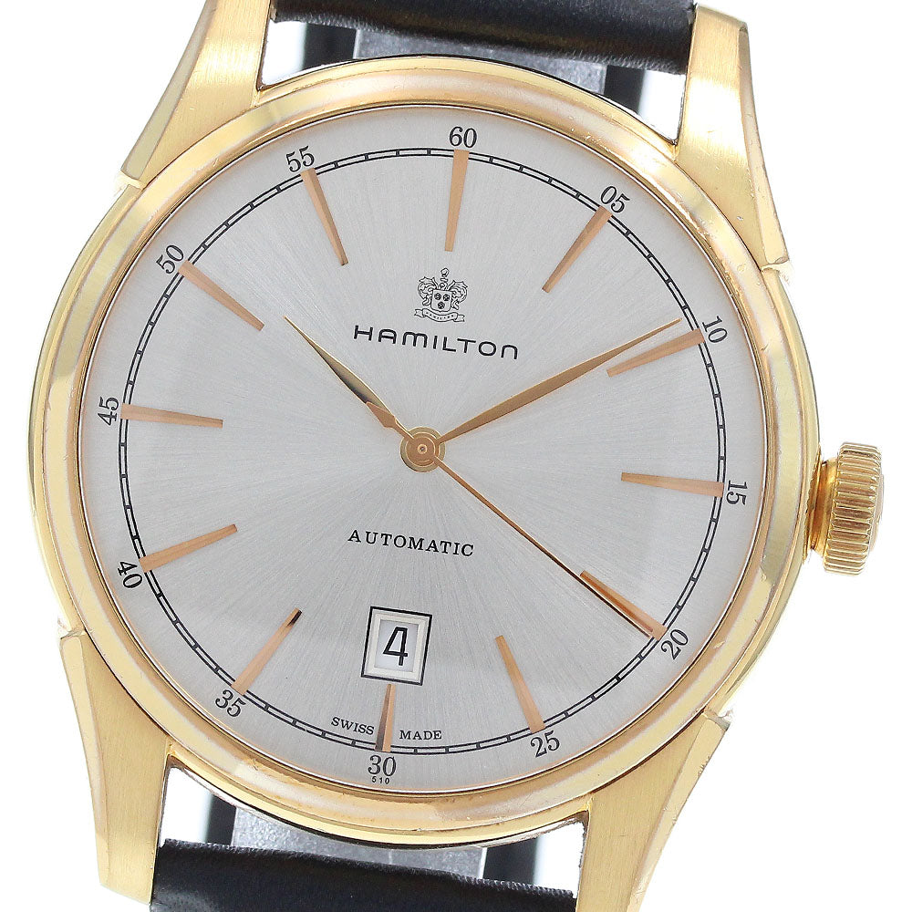 HAMILTON Jazz Master Spirit of Liberty H424450 Date Silver Dial Automatic Men's Watch_945592