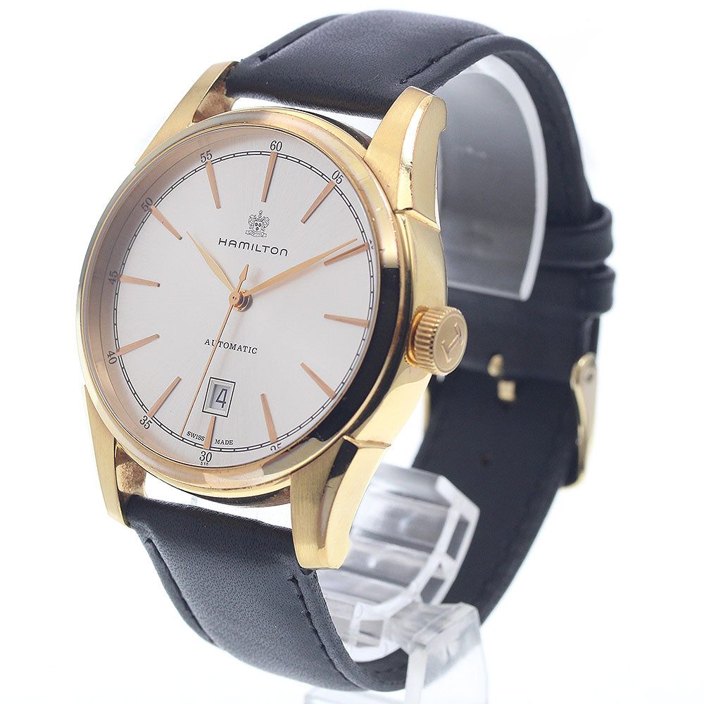 HAMILTON Jazz Master Spirit of Liberty H424450 Date Silver Dial Automatic Men's Watch_945592