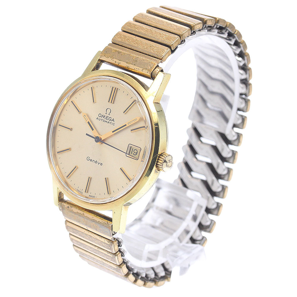 OMEGA Geneve 166.0163 Date Cal.1012 Gold Dial Automatic Men's Watch_945625
