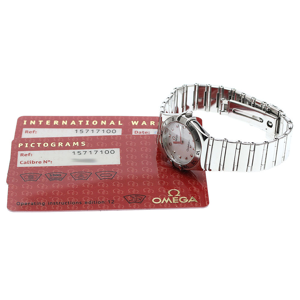 OMEGA Constellation 1571.71 White shell Dial Quartz Ladies Watch_945636