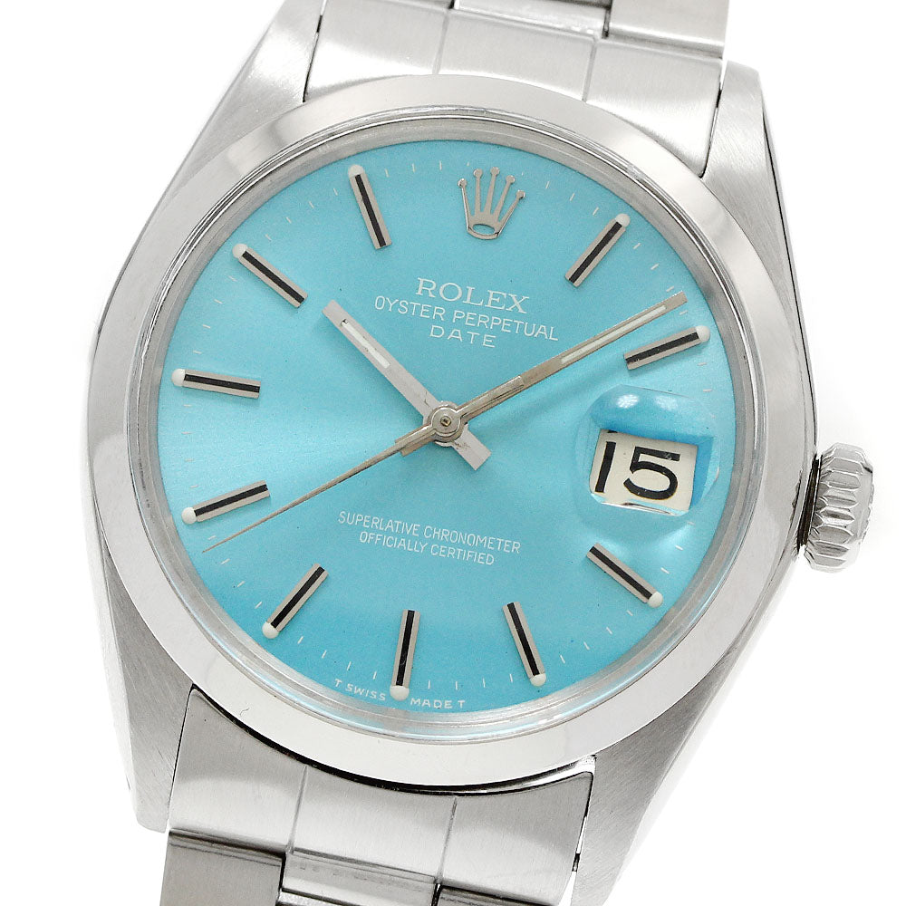 ROLEX 1500 Date Redial Cal.1570 blue Dial Automatic Men's Watch_945648