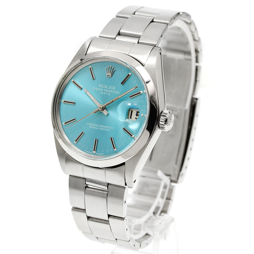 ROLEX 1500 Date Redial Cal.1570 blue Dial Automatic Men's Watch_945648