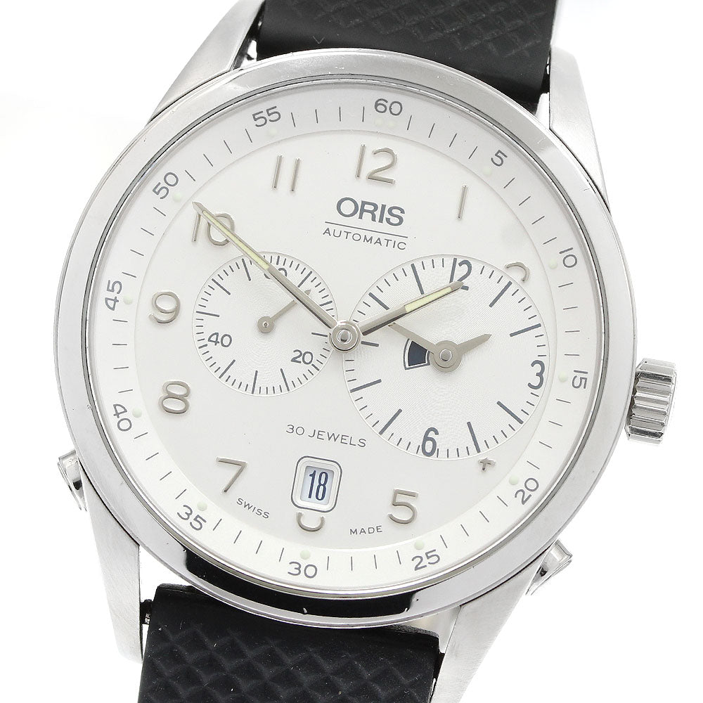 ORIS classic world timer 7513 Dual time date Automatic Men's Watch_945667