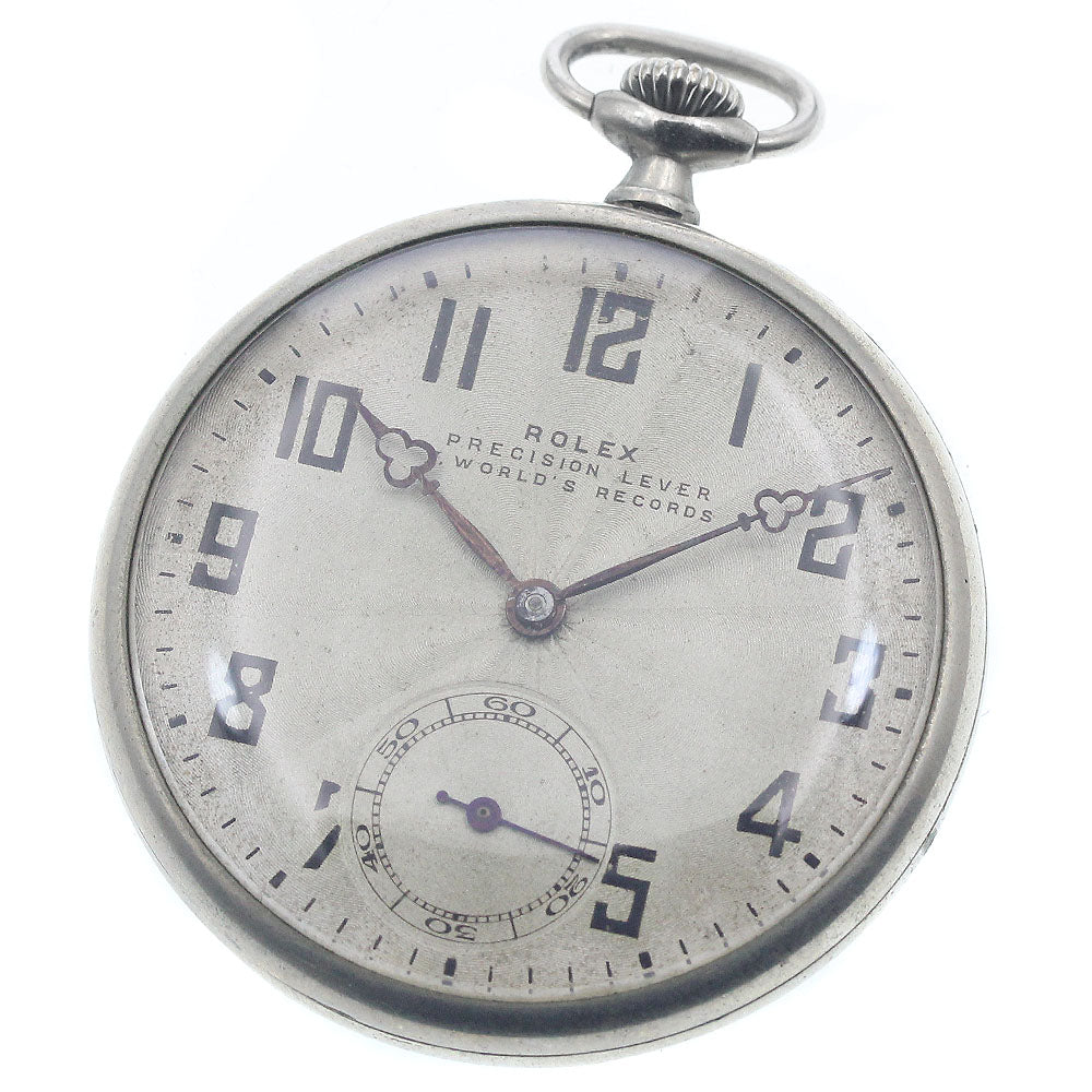 ROLEX 4366 PRECISION LEVER Small Seconds Hand Winding Men's Pocket watch_945715