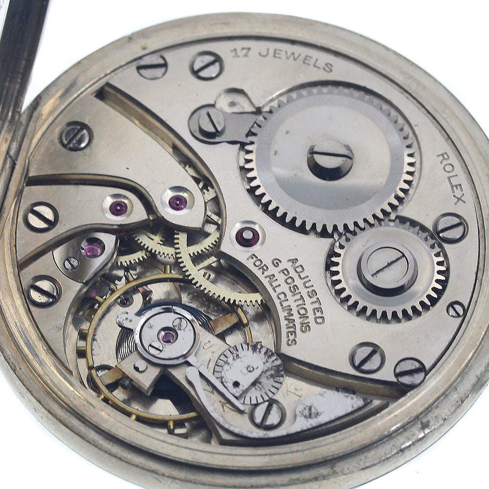 ROLEX 4366 PRECISION LEVER Small Seconds Hand Winding Men's Pocket watch_945715