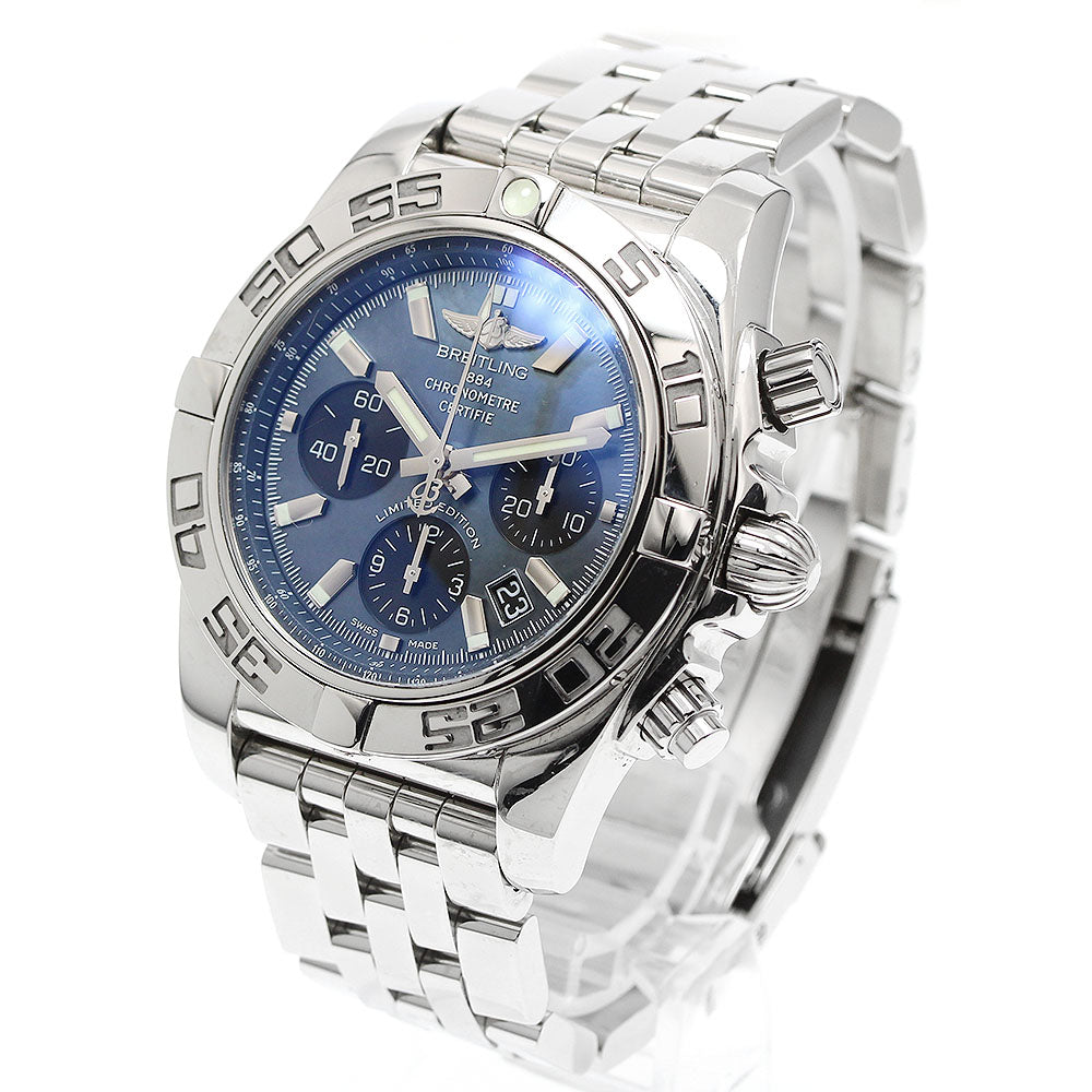 BREITLING Chronomat44 AB0111 Japan Limited 400 Black shell Dial Automatic Men's Watch_945728