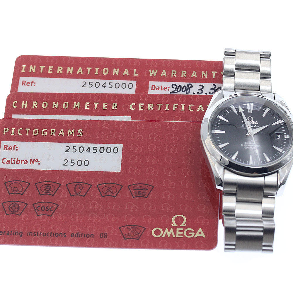 OMEGA Seamaster Aqua Terra 2504.50 Co-Axial Chronometer Automatic Boy's_945740
