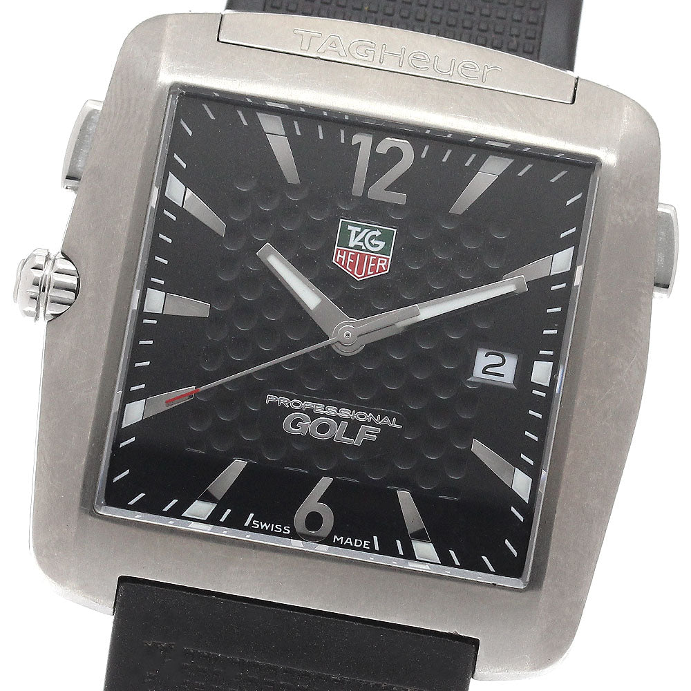 TAG HEUER Professional Sports Golf WAE1111-0 Tiger woods Quartz Men's_945741